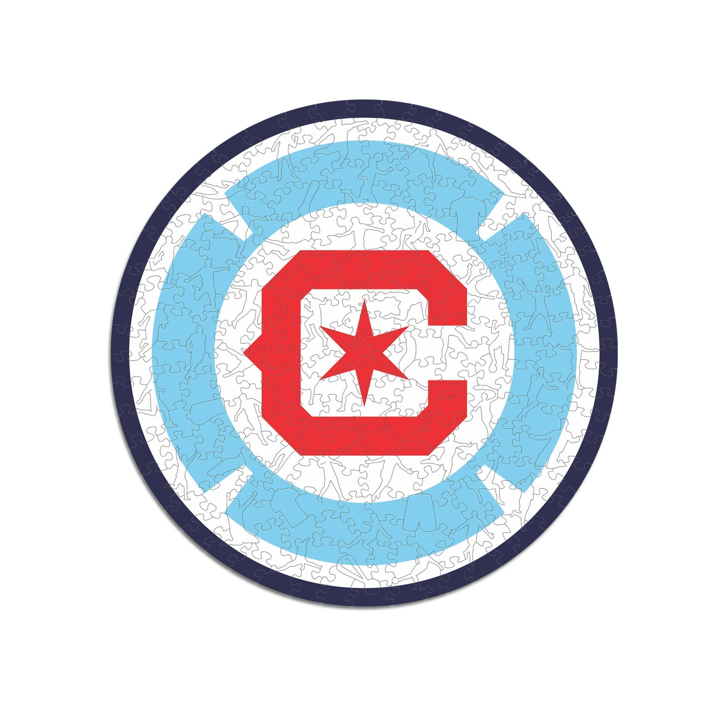 Chicago Fire® Crest - Wooden Puzzle