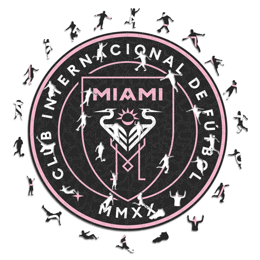 Inter Miami CF® Crest - Wooden Puzzle