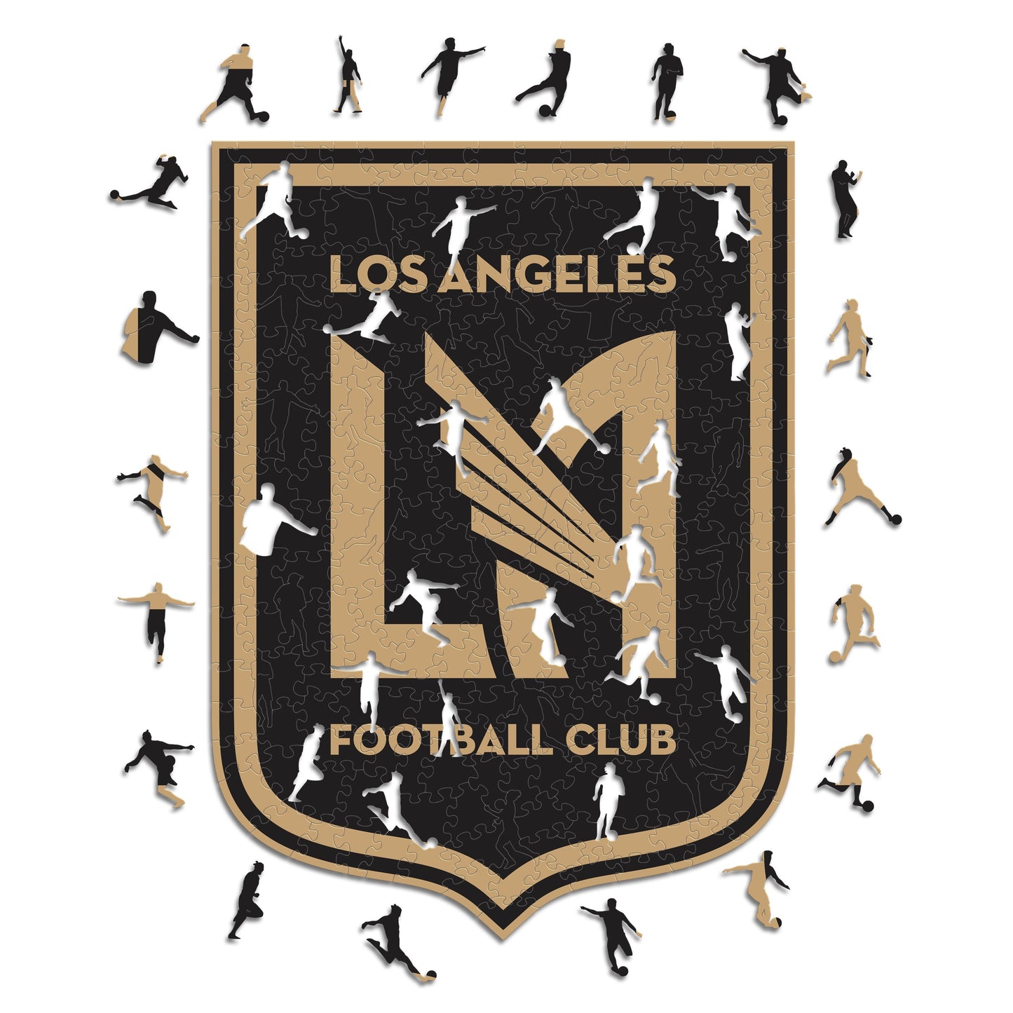 Los Angeles FC® Crest - Wooden Puzzle