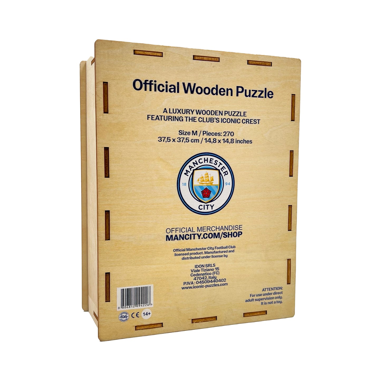 Manchester City FC® Crest - Wooden Puzzle