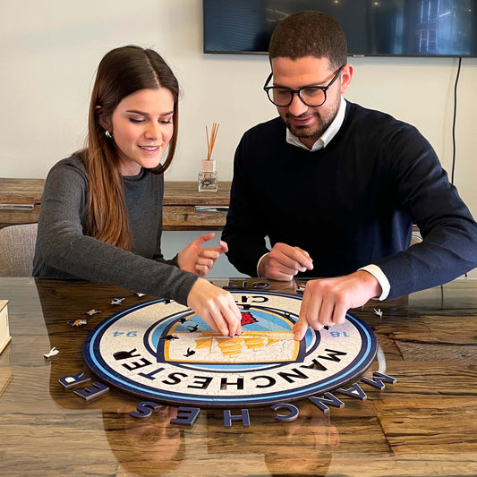 Manchester City FC® Crest - Wooden Puzzle
