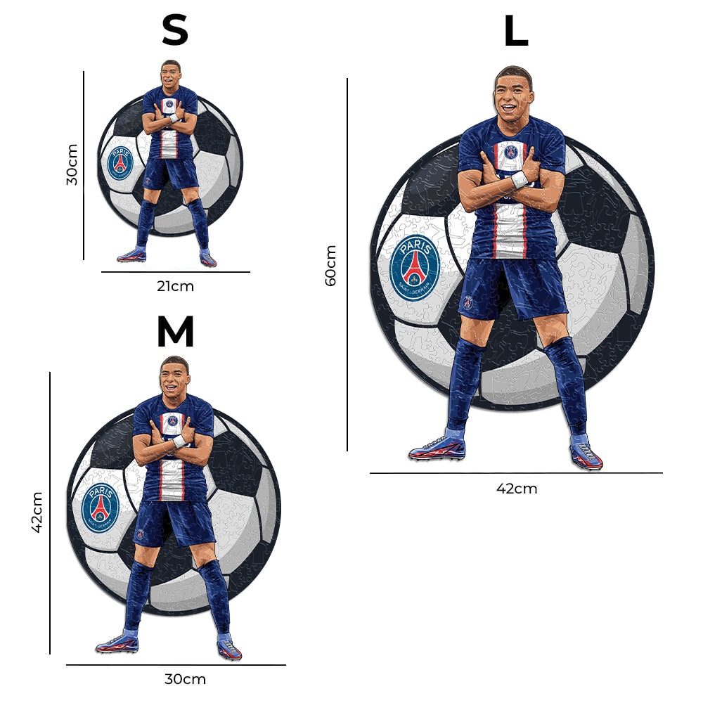 Kylian Mbappé - Wooden Puzzle