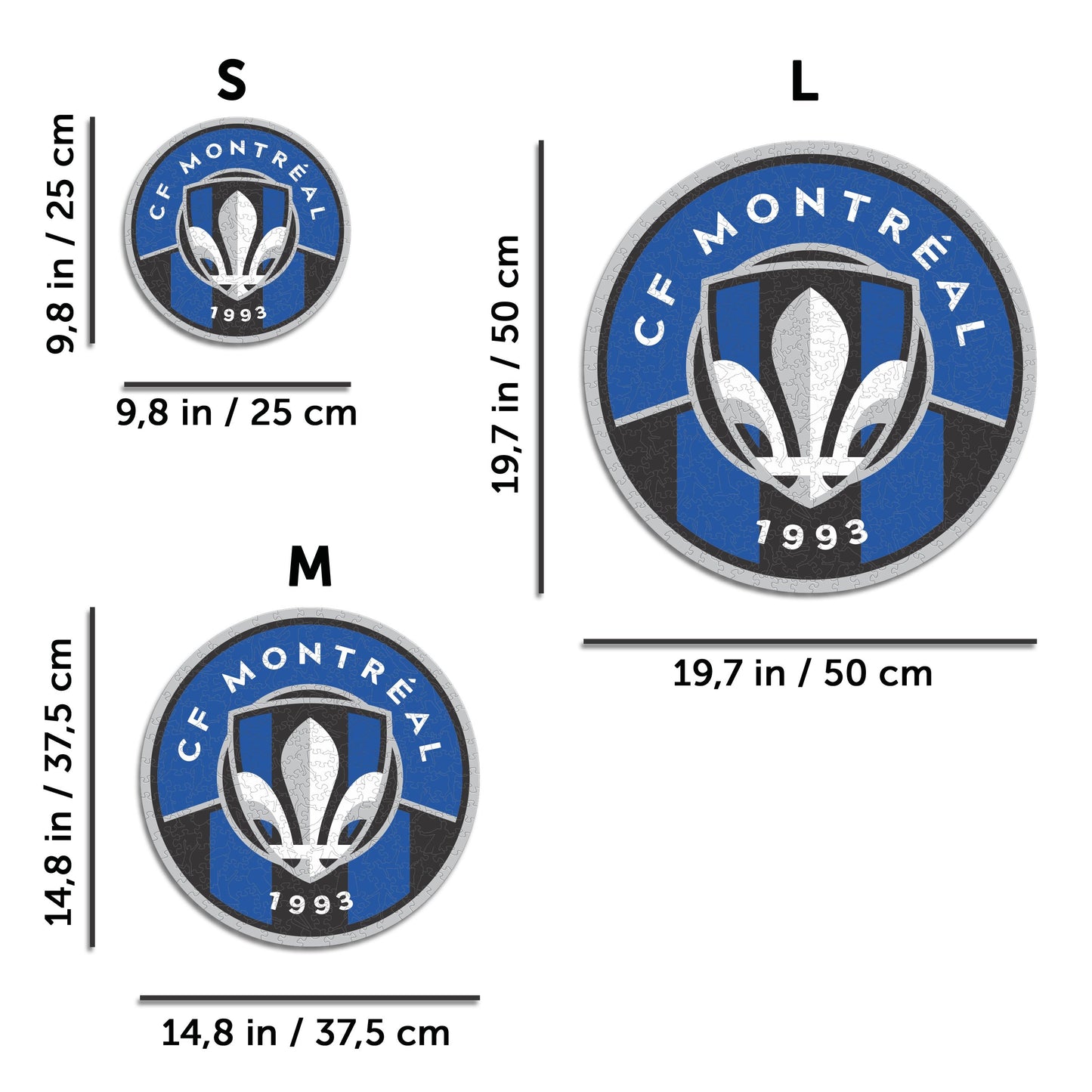 CF Montréal® Crest - Wooden Puzzle