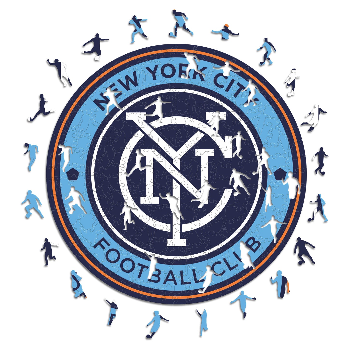 New York City FC® Crest - Wooden Puzzle
