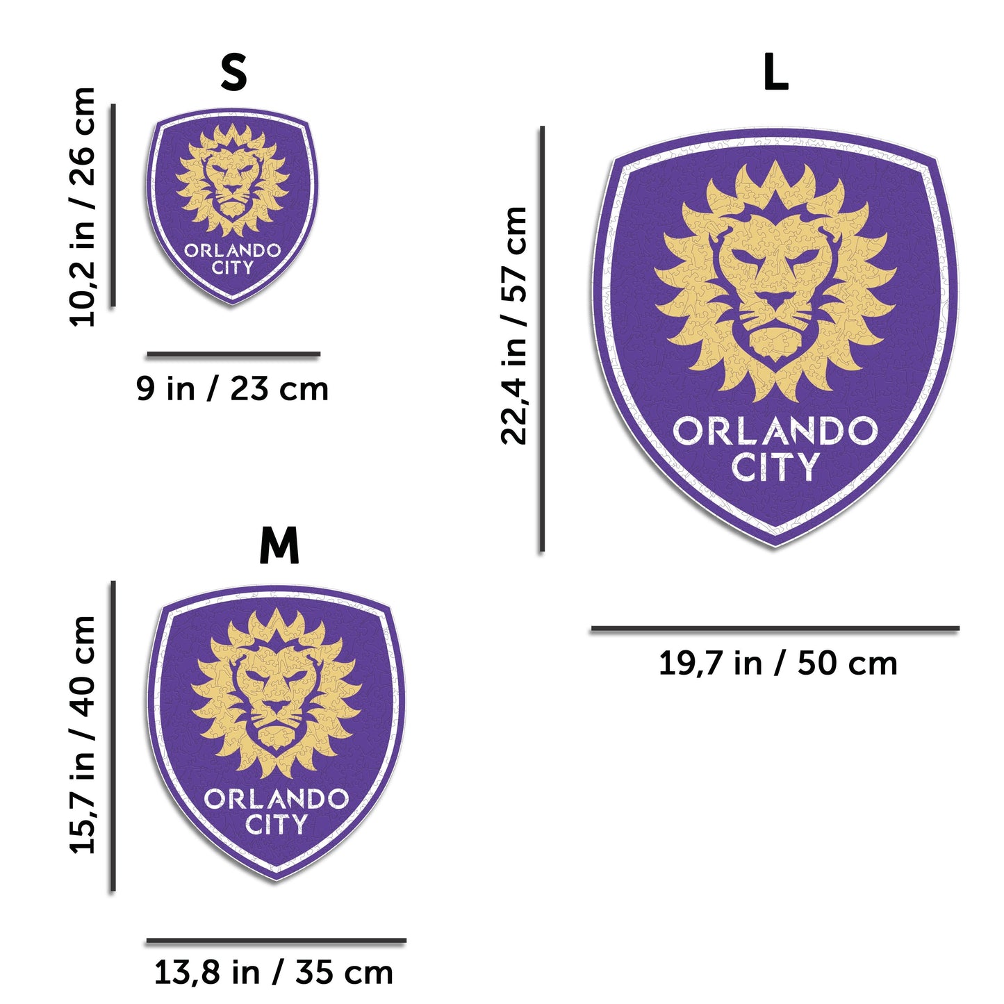Orlando City SC® Crest - Wooden Puzzle