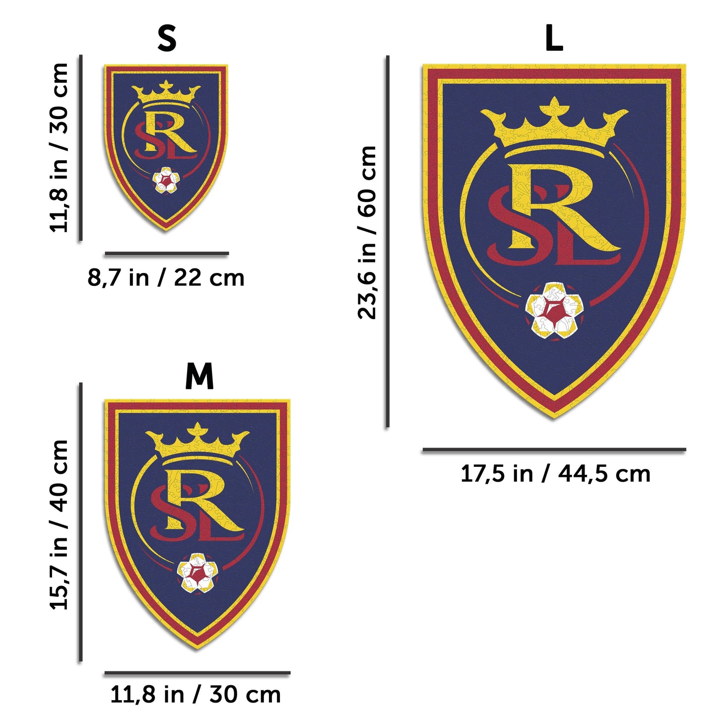 Real Salt Lake® Crest - Wooden Puzzle
