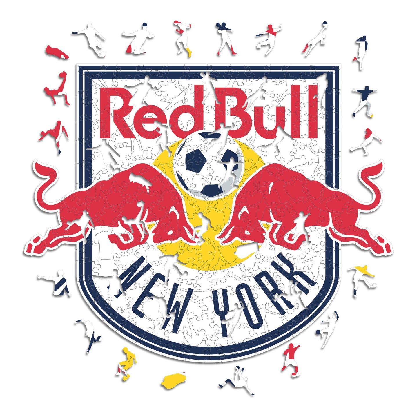 New York Red Bulls® Crest - Wooden Puzzle