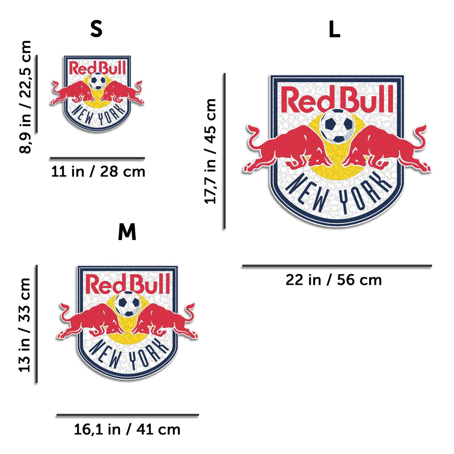 New York Red Bulls® Crest - Wooden Puzzle