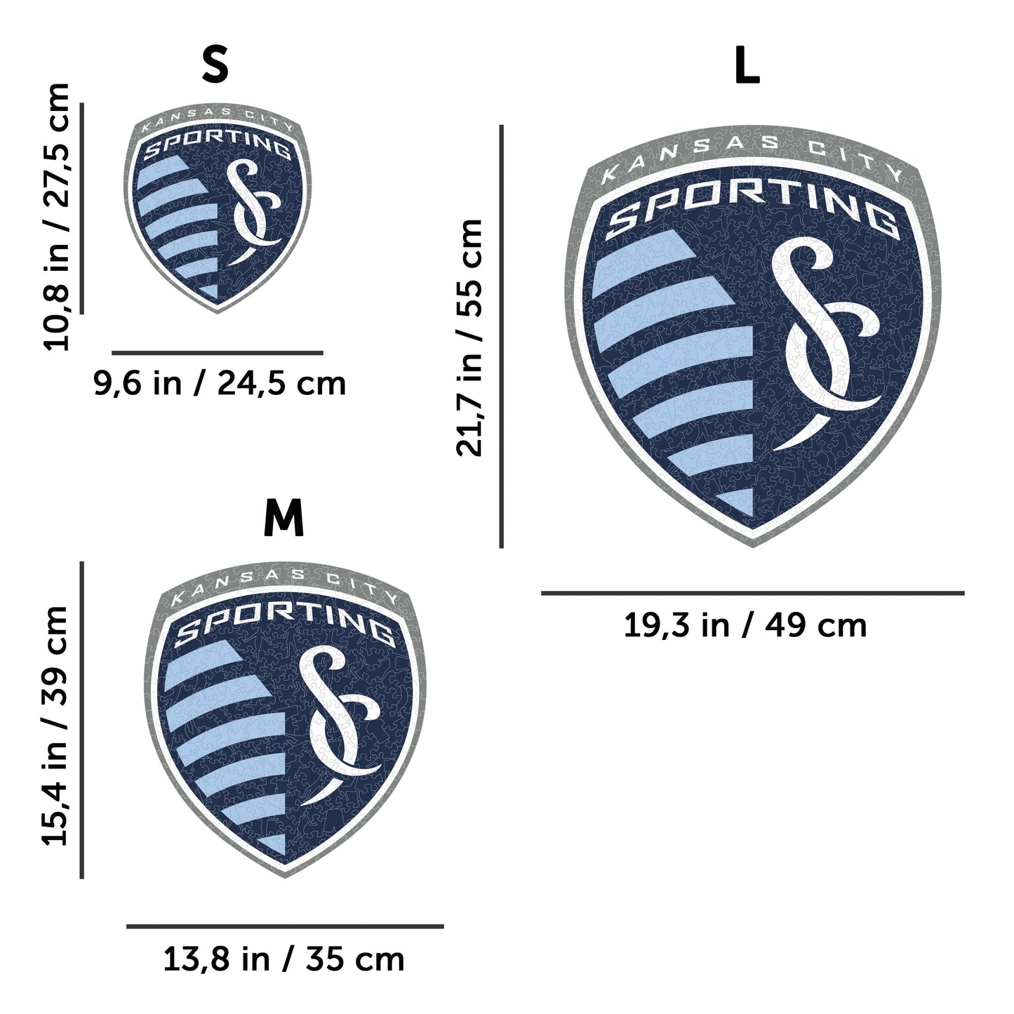 Sporting Kansas City® Crest - Wooden Puzzle