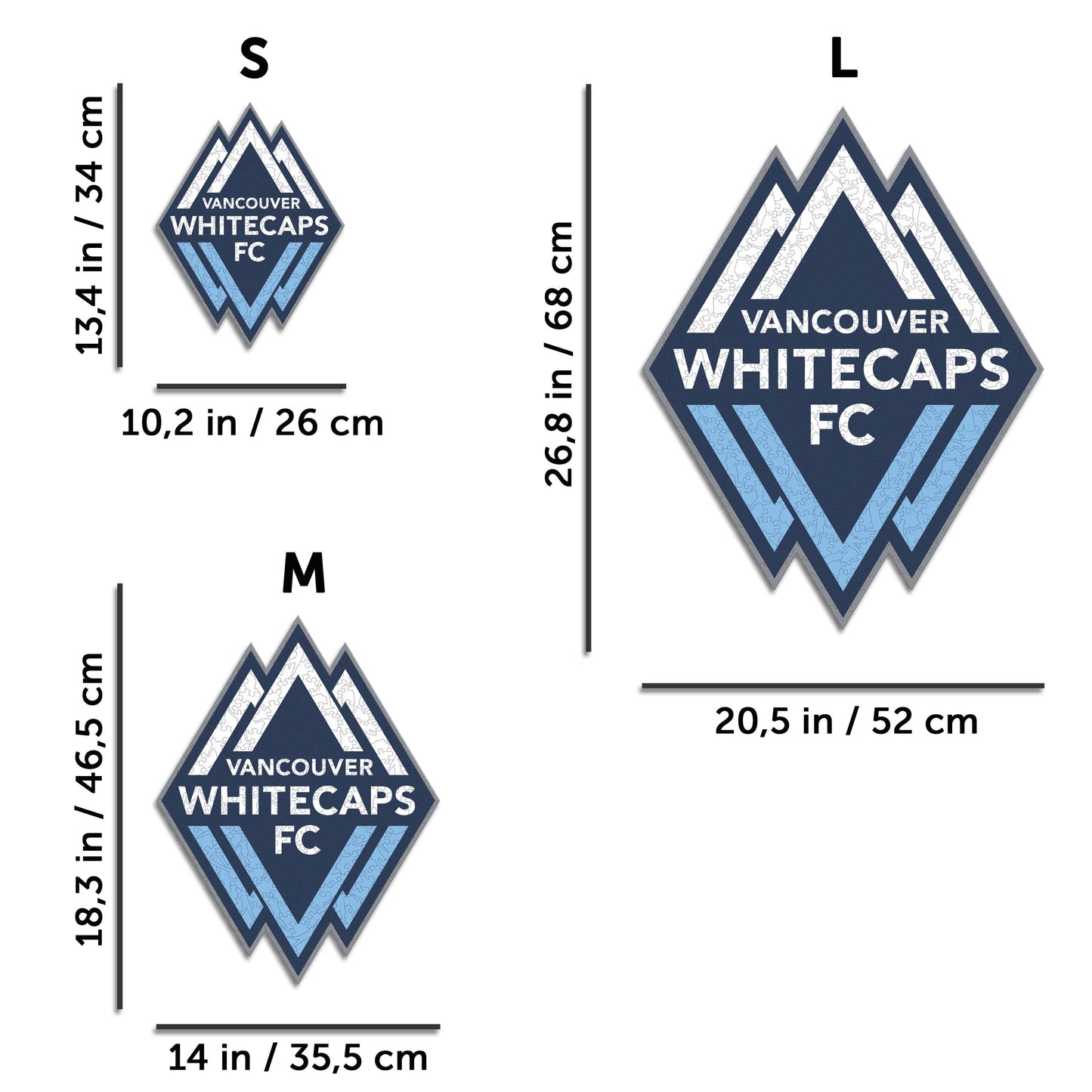 Vancouver Whitecaps® Crest - Wooden Puzzle