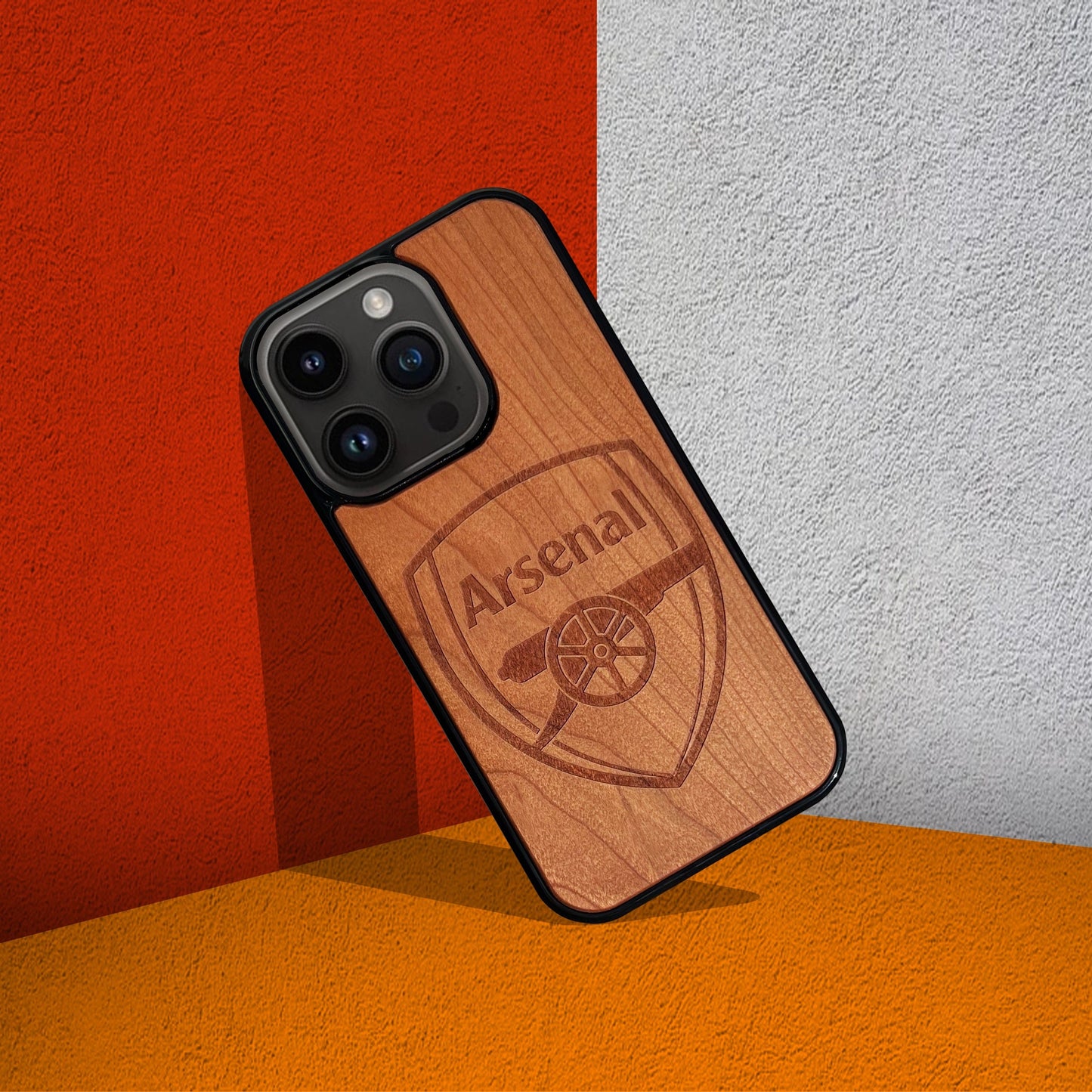 Arsenal FC® Crest - Wooden Phone Case