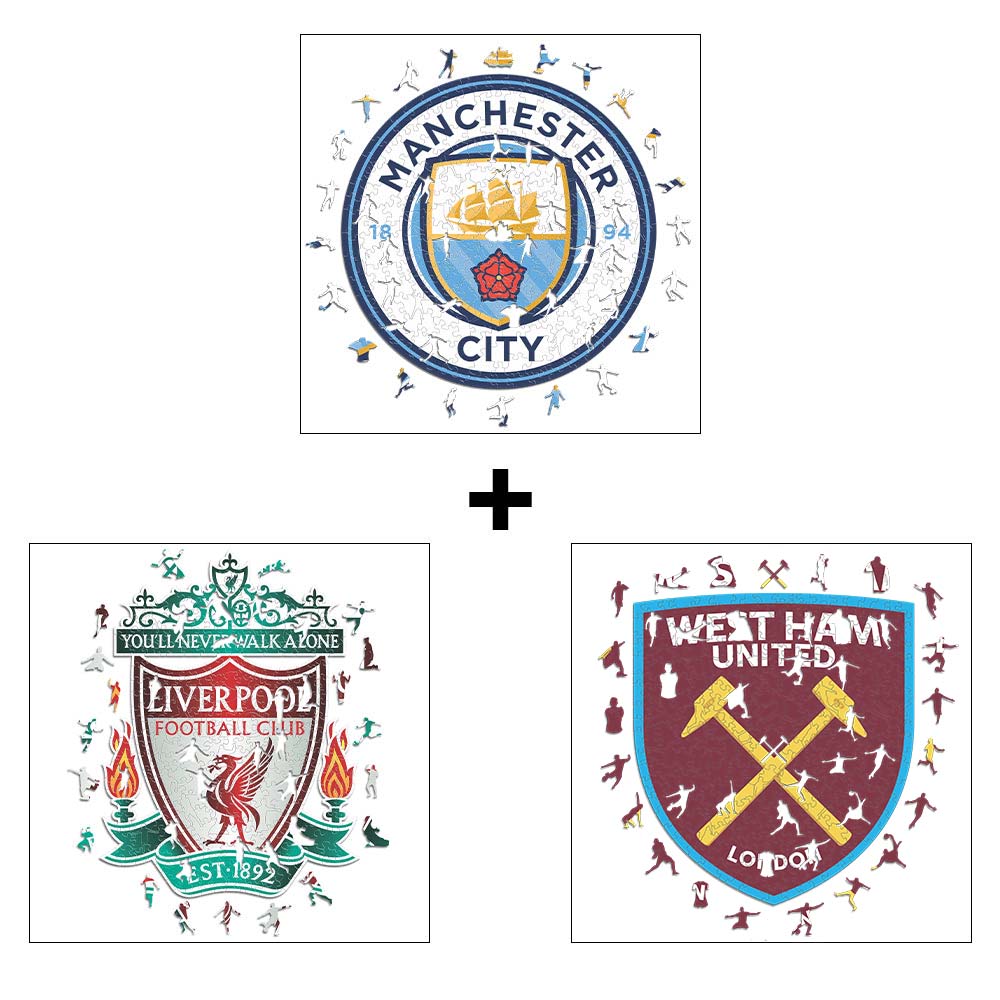 3 Football Puzzles Of Your Choice