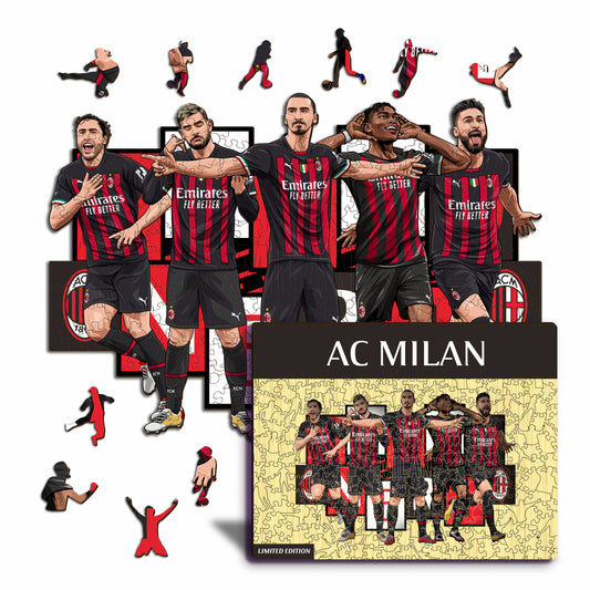 AC Milan® 5 Players - Wooden Puzzle (LIMITED EDITION)
