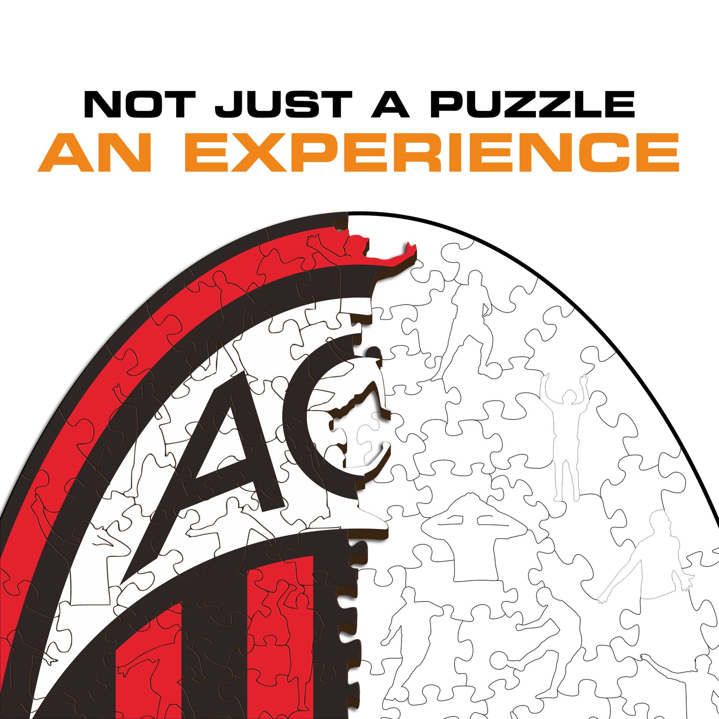 AC Milan® Crest - Wooden Puzzle