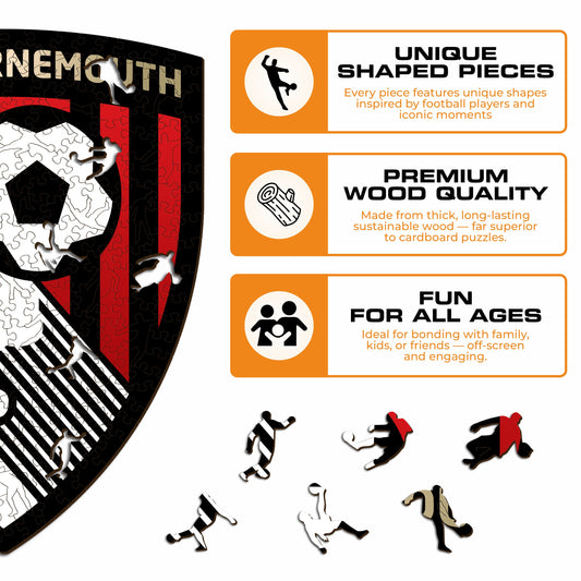 AFC Bournemouth® Logo - Wooden Puzzle