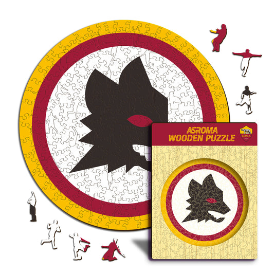 AS Roma® 2nd Crest - Wooden Puzzle