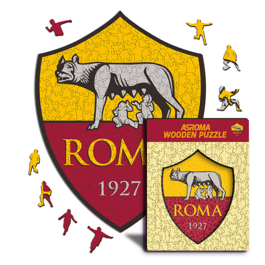 AS Roma® Crest - Official Wooden Puzzle