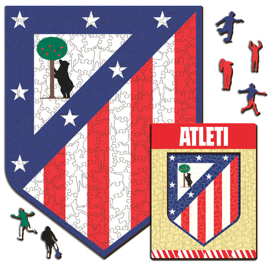 Atlético de Madrid® Crest - Wooden Puzzle