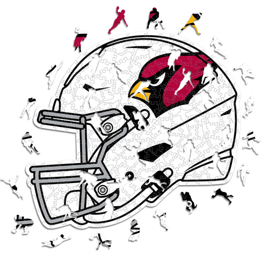 Arizona Cardinals™ Helmet - Wooden Puzzle