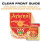 Arsenal FC® Retro Crest - Wooden Puzzle