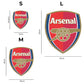 3 PACK Arsenal FC® Crest + Retro Crest + Jersey
