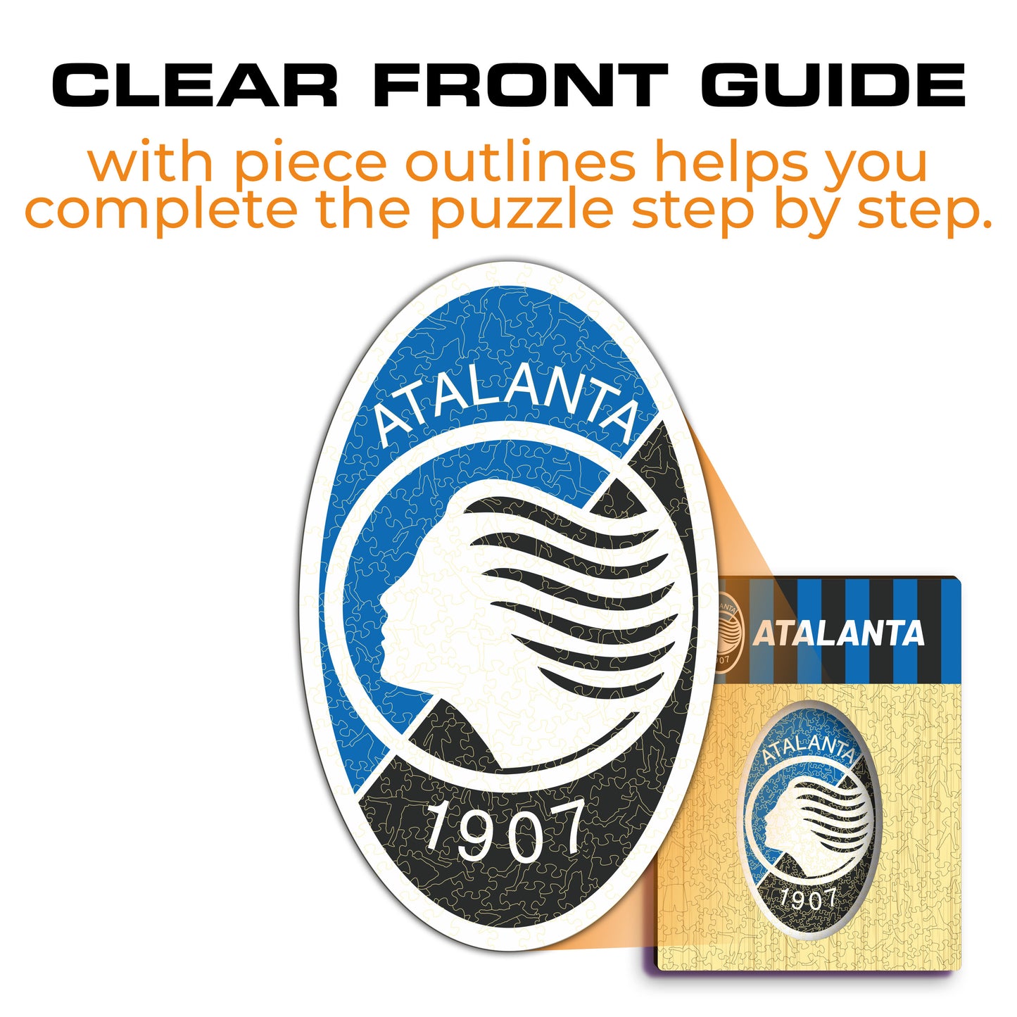 Atalanta BC® Crest - Wooden Puzzle