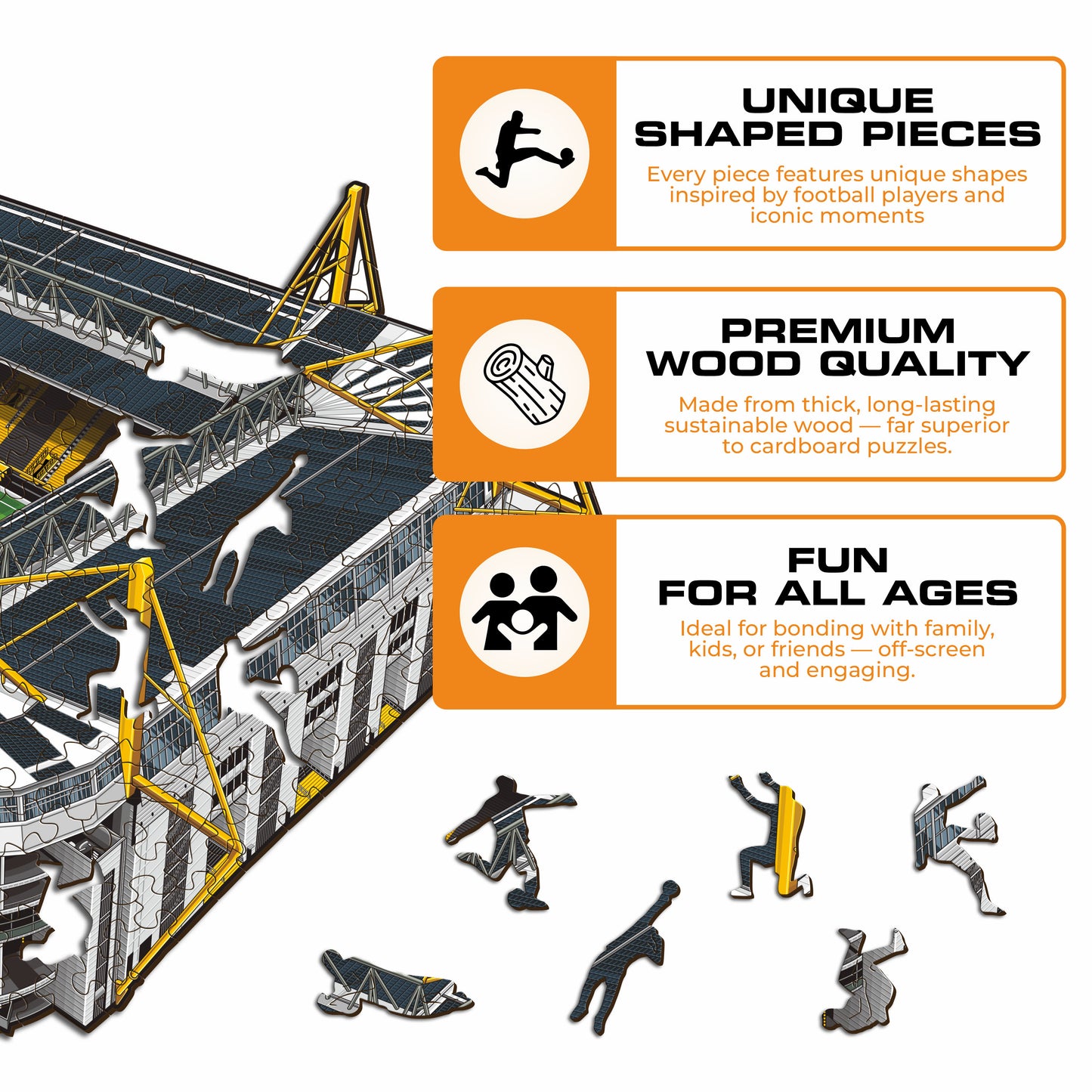 Borussia Dortmund® Signal Iduna Park - Wooden Puzzle