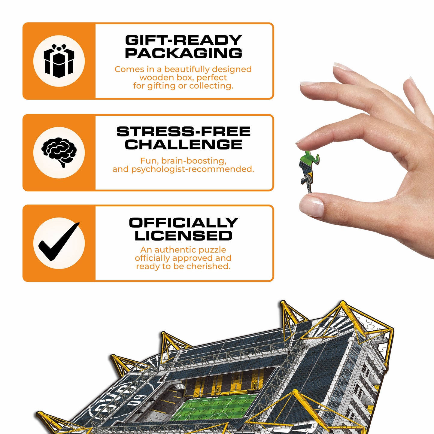 Borussia Dortmund® Signal Iduna Park - Wooden Puzzle
