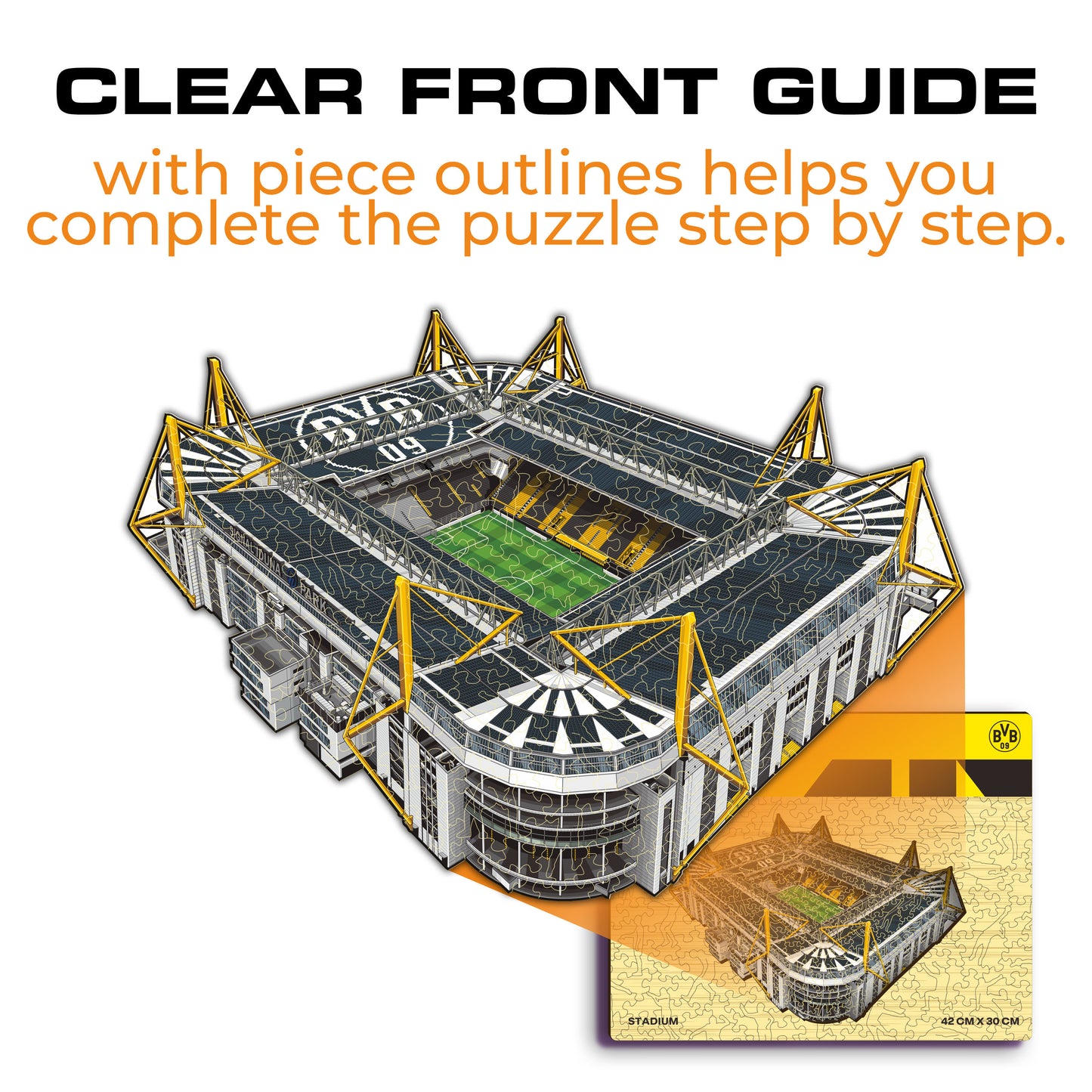 Borussia Dortmund® Signal Iduna Park - Wooden Puzzle