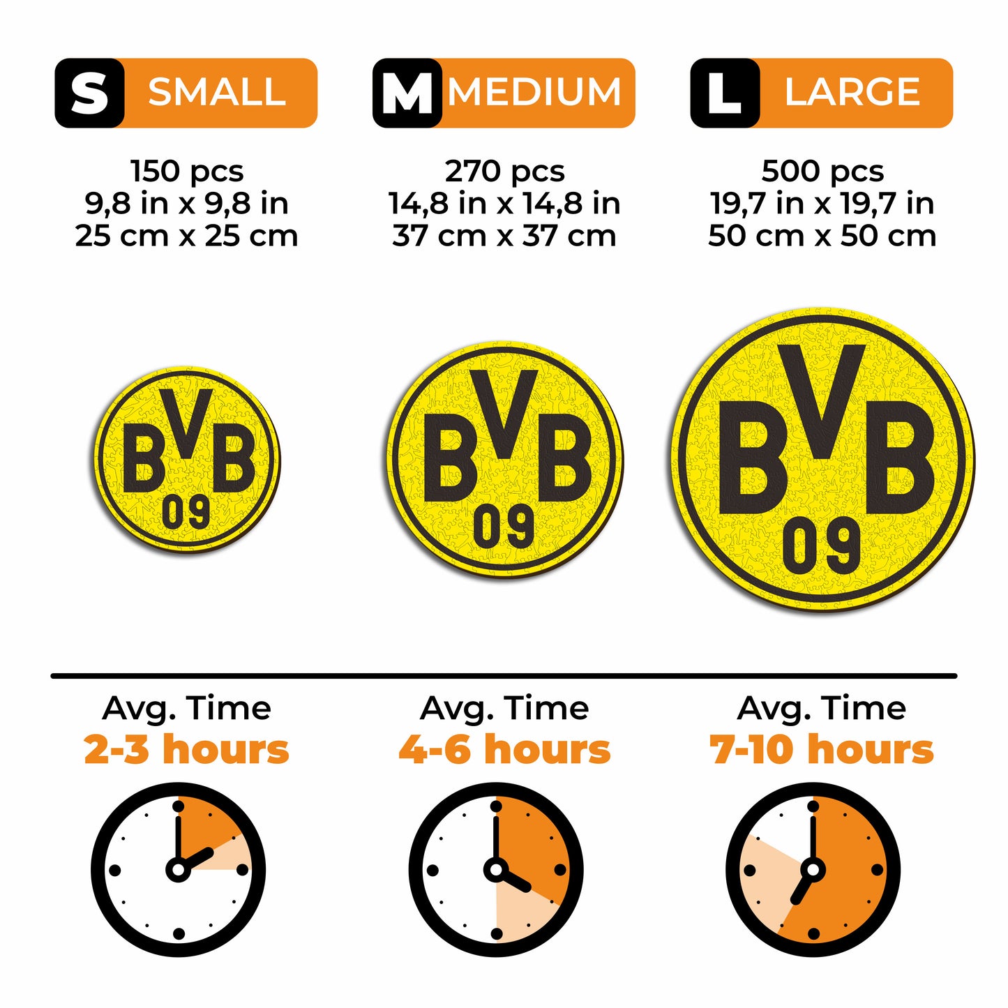 Borussia Dortmund® Crest - Wooden Puzzle