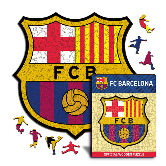 FC Barcelona® Crest - Wooden Puzzle