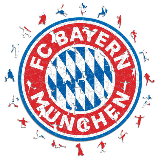 FC Bayern Munich® Crest - Wooden Puzzle