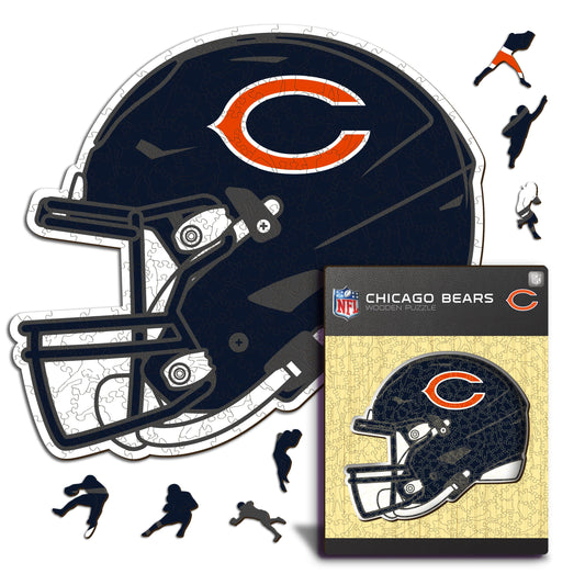 Chicago Bears™ Helmet - Wooden Puzzle