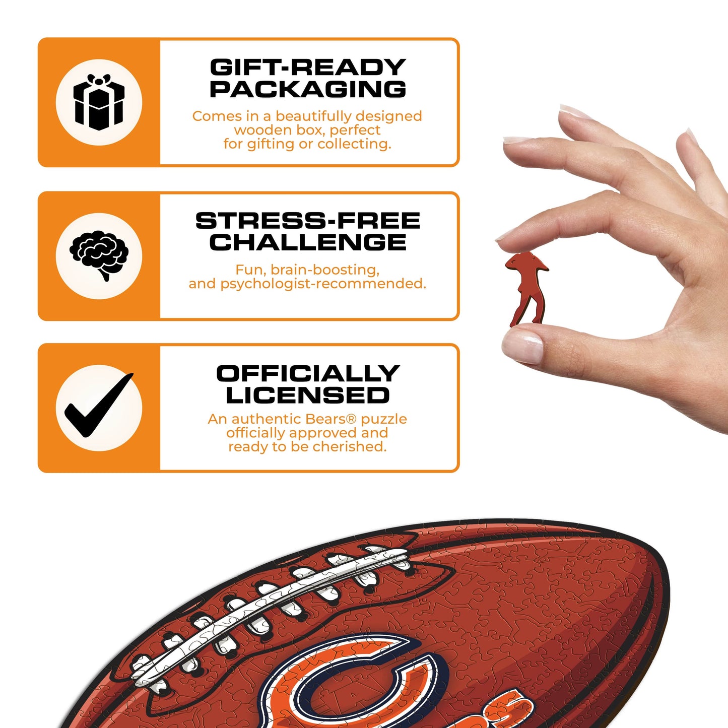 Chicago Bears™ - Wooden Puzzle