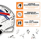 Buffalo Bills™ Helmet - Wooden Puzzle