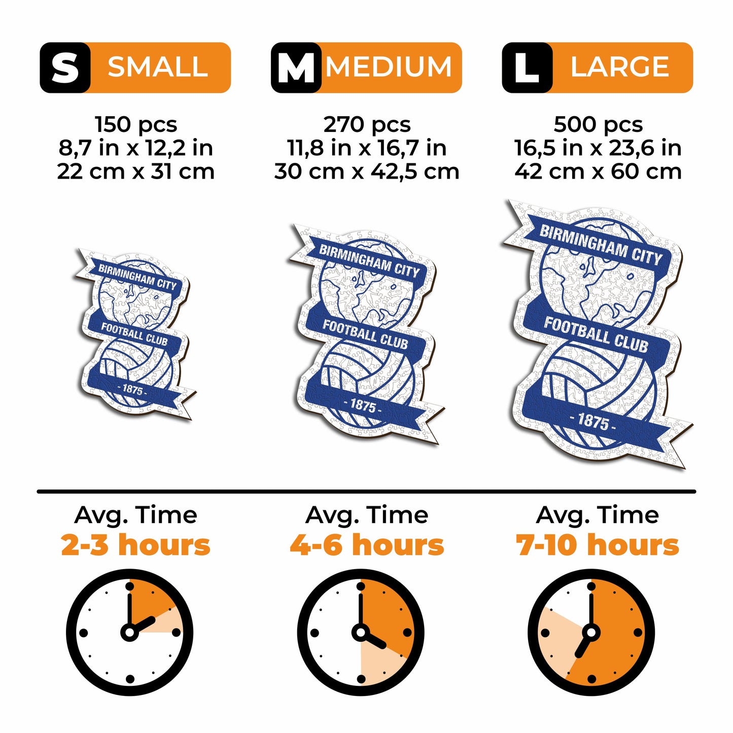 Birmingham City FC® Logo - Wooden Puzzle
