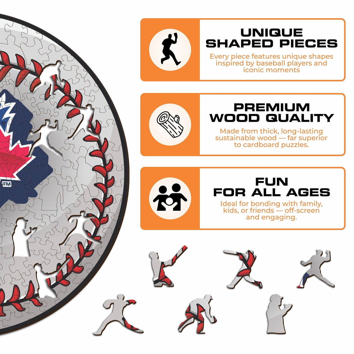 Toronto Blue Jays™ - Wooden Puzzle