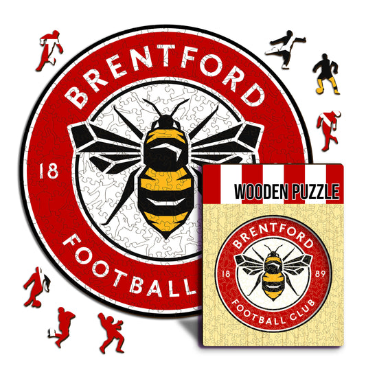 Brentford FC® Logo - Wooden Puzzle