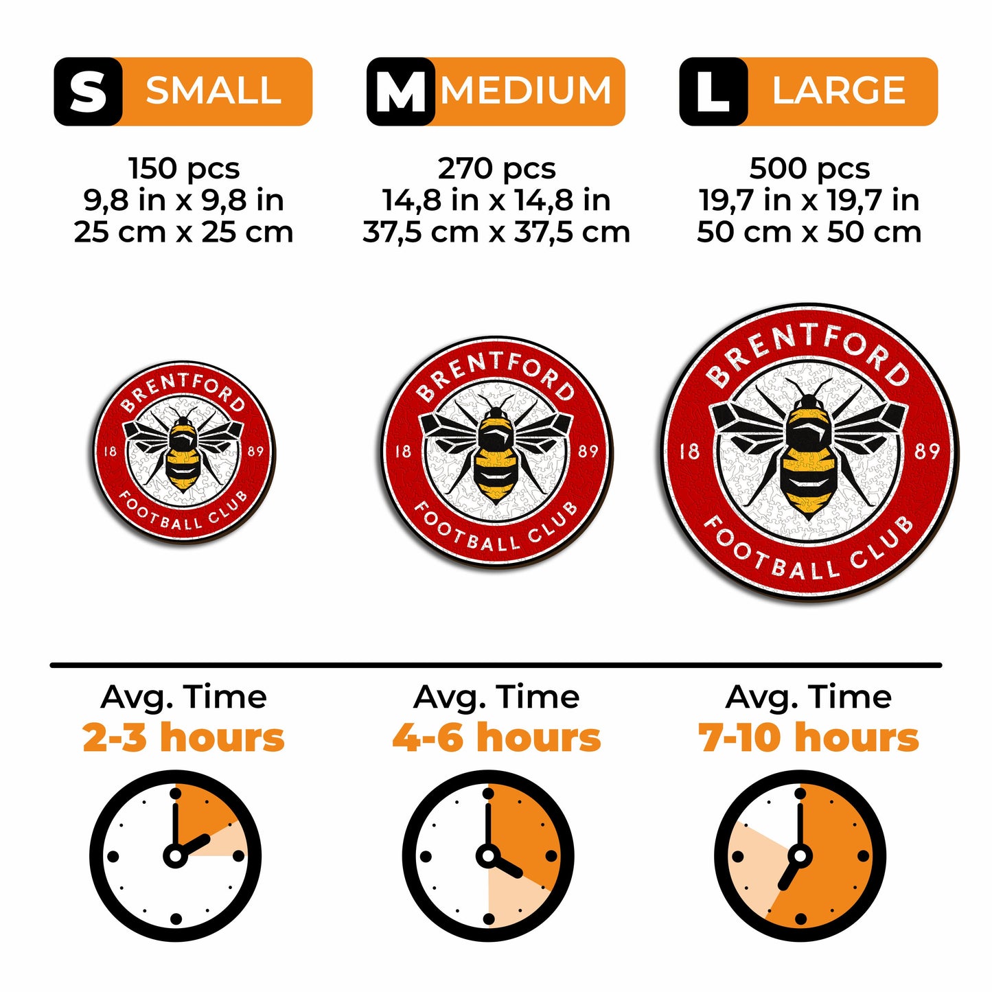 Brentford FC® Logo - Wooden Puzzle