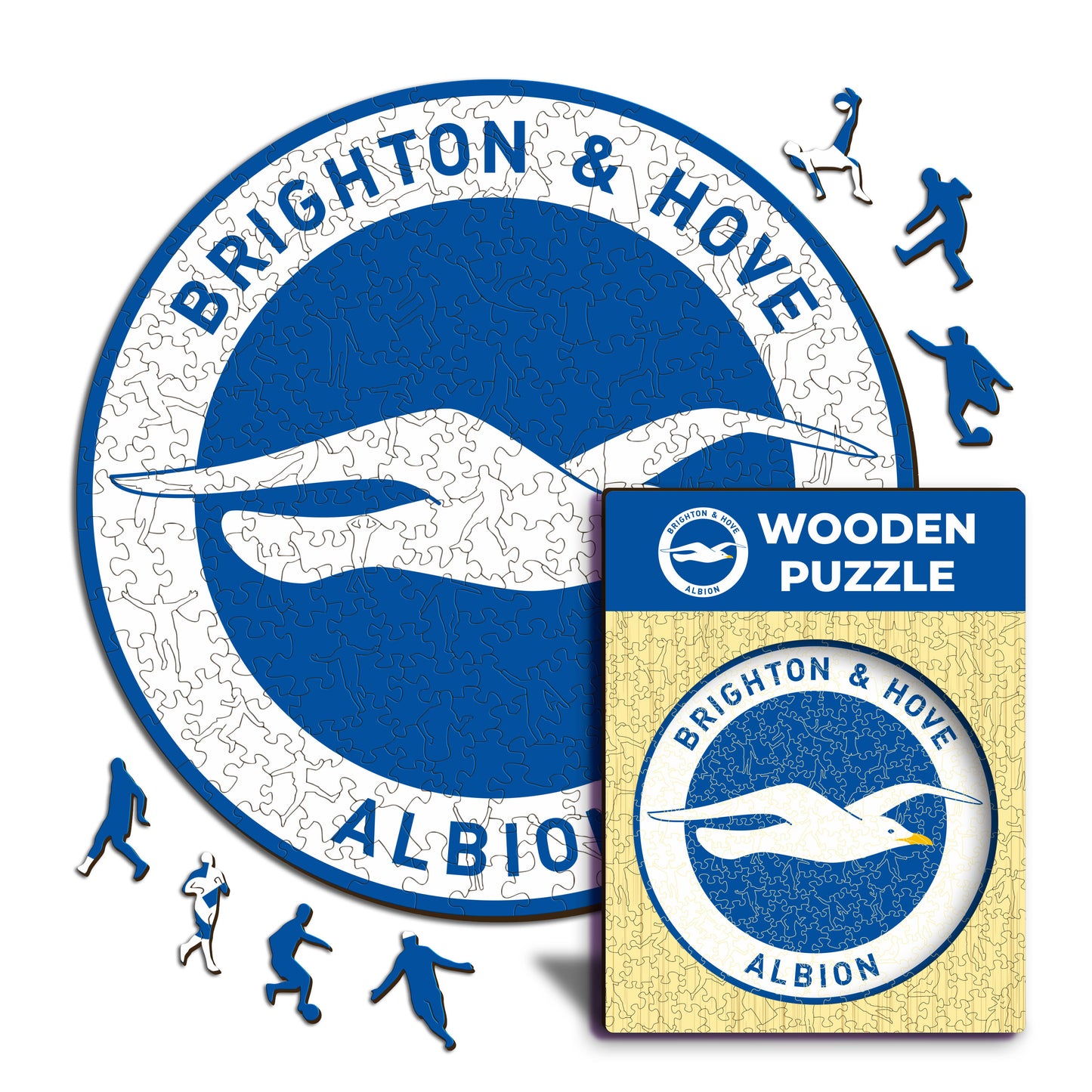 Brighton & Hove Albion FC® Crest - Wooden Puzzle