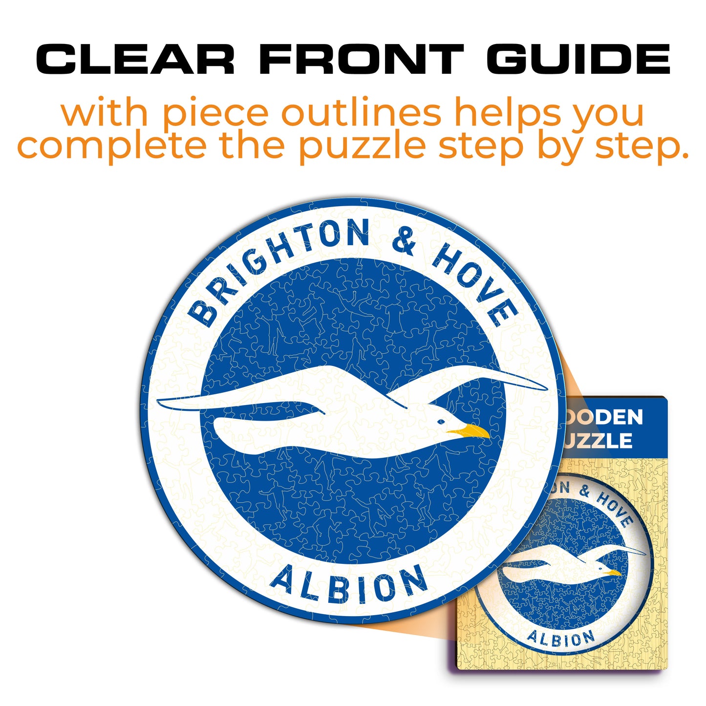 Brighton & Hove Albion FC® Crest - Wooden Puzzle