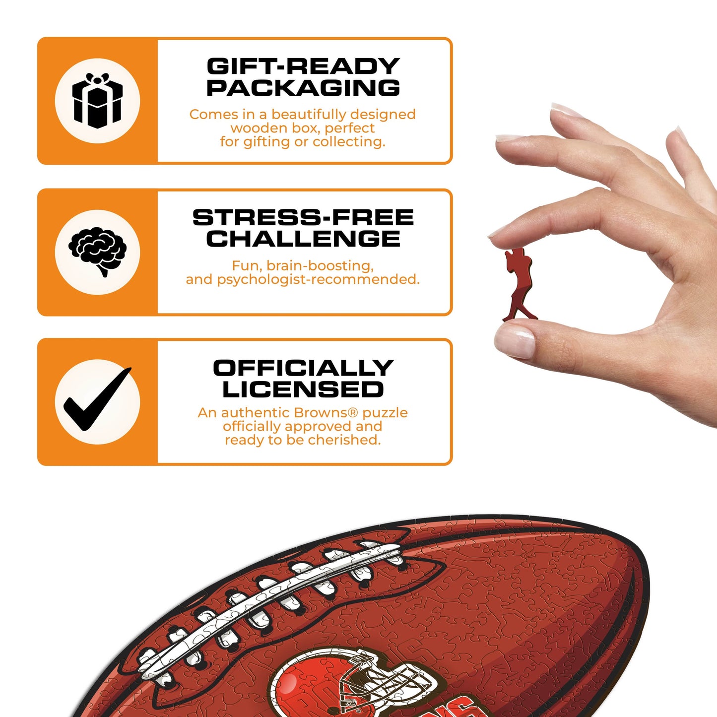 Cleveland Browns™ - Wooden Puzzle