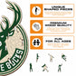 Milwaukee Bucks™ - Wooden Puzzle