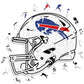 Buffalo Bills™ Helmet - Wooden Puzzle