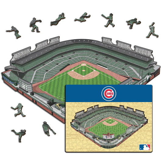 Chicago Cubs™ Wrigley Field Wooden Puzzle
