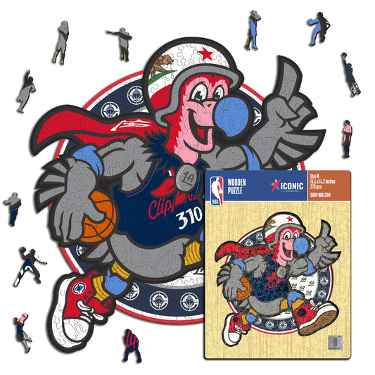 Los Angeles Clippers™ Mascot - Wooden Puzzle