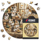 Curious Hamsters - Wooden Puzzle