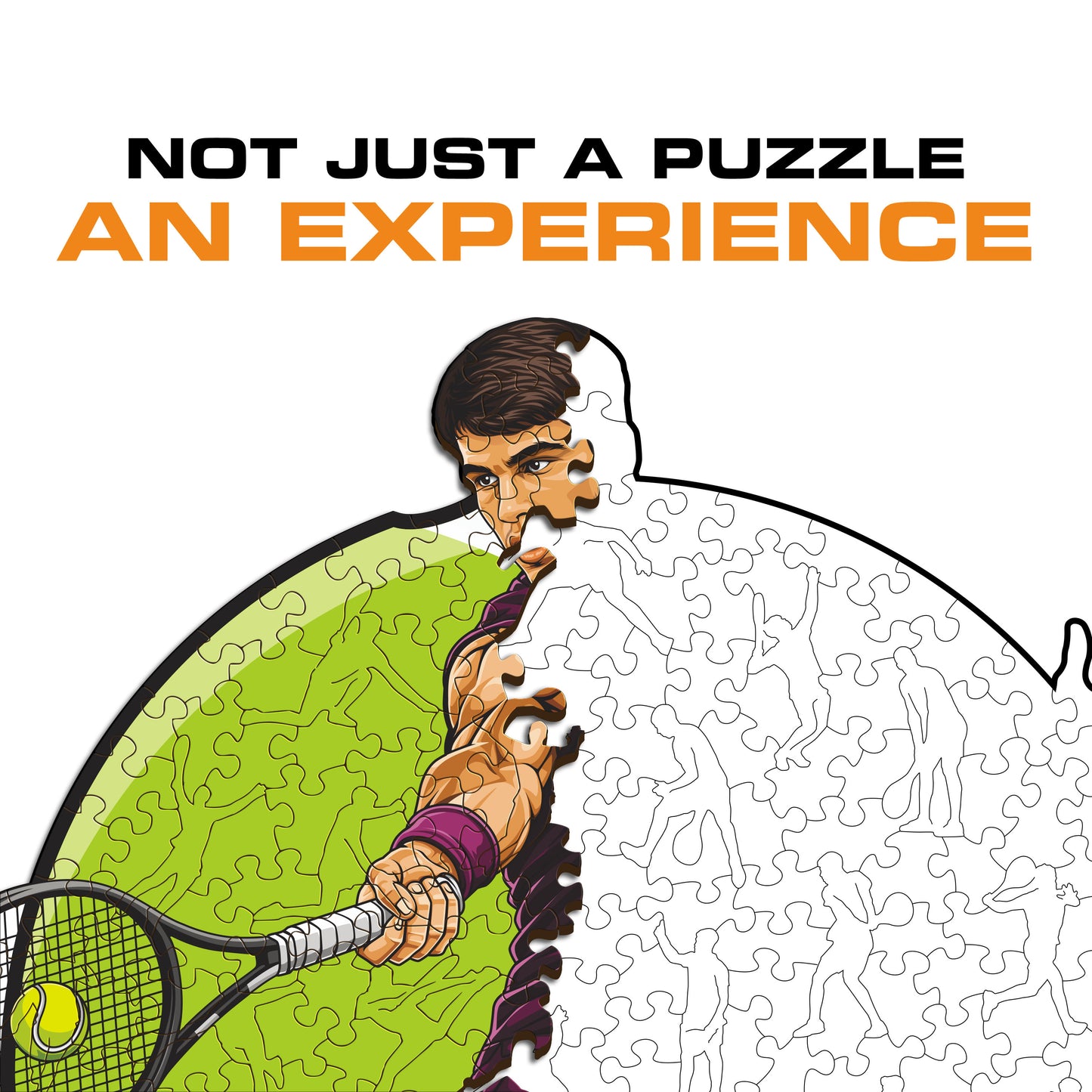Carlos Alcaraz - Wooden Puzzle