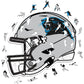 Carolina Panthers™ Helmet - Wooden Puzzle