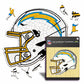 Los Angeles Chargers™ Helmet - Wooden Puzzle